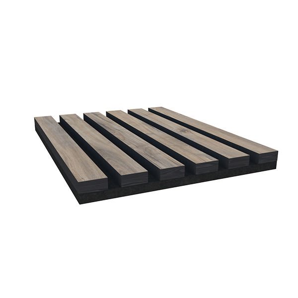 12mm Siyah MDF Üzeri Doğal Ahşap Kaplama