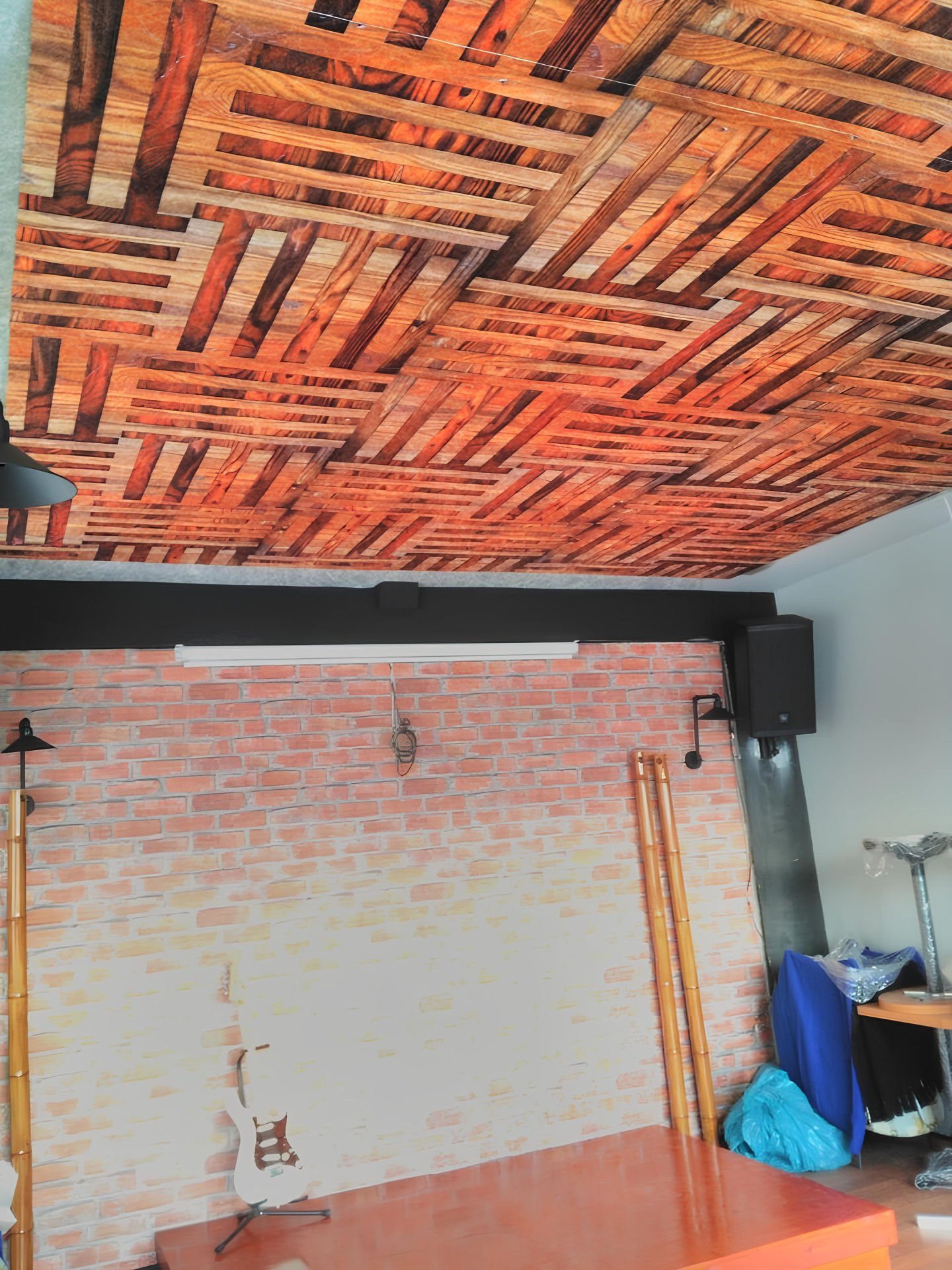 Akustik Tavan Kaplamaları / Felt Ceiling Desenli Keçe